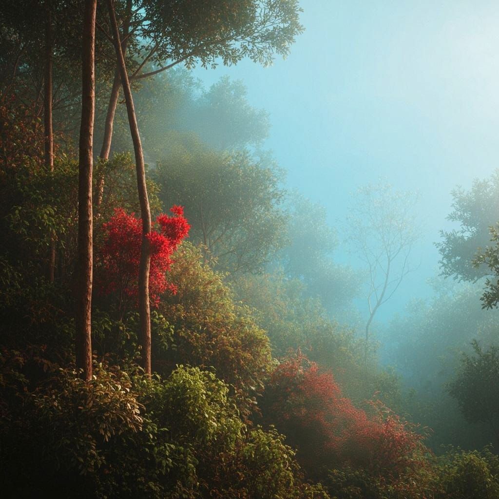 Abstract Color Study: Muted and Bold Palettes