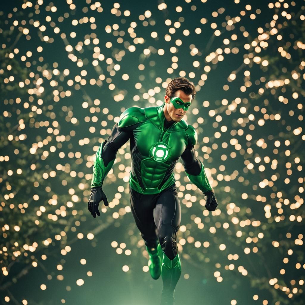 Green Lantern in Sharp Focus: Professional Photography