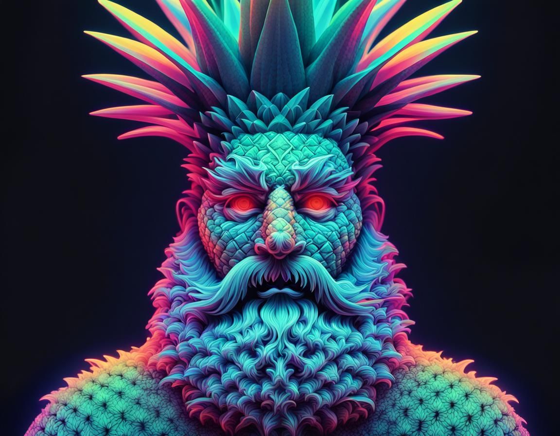 The Wise Bearded Pineapple God