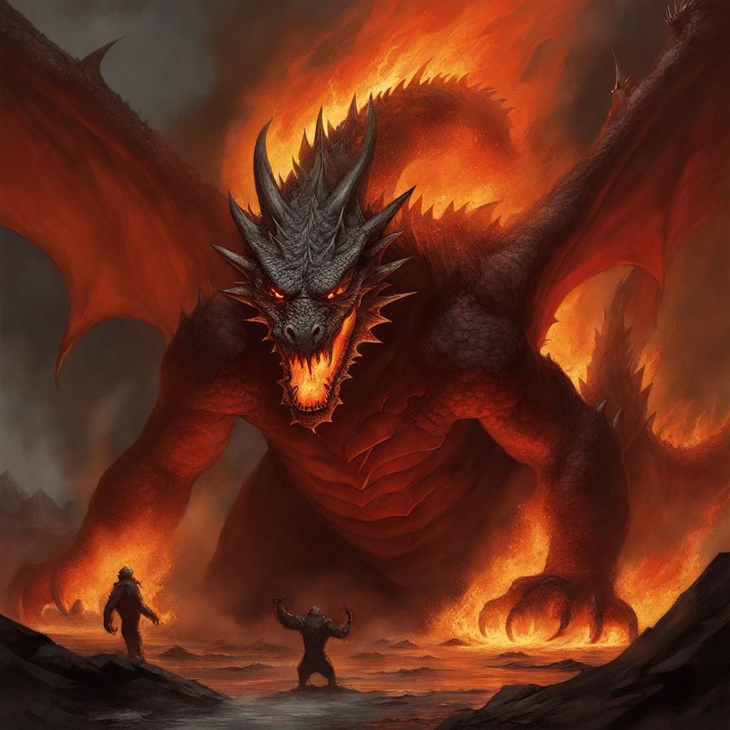 Three-Headed Magma Dragon of Wrath