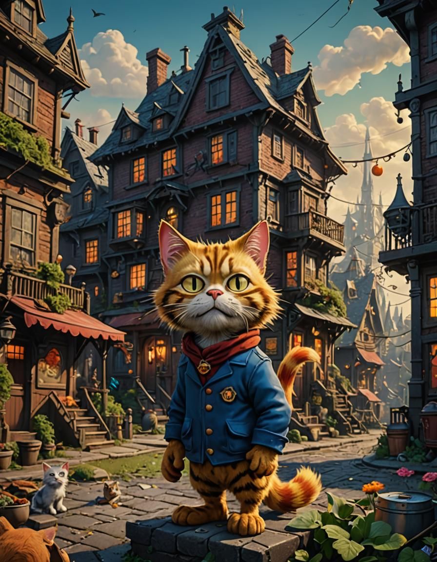 Fritz the Cat: Nine Lives in Detailed Matte Painting