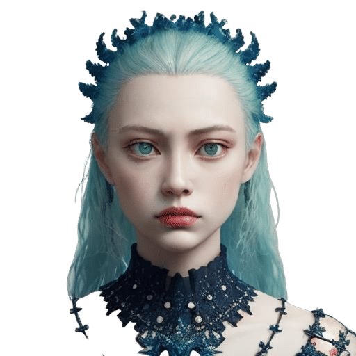 Psychedelic Fractal Leaves in Vivid Oil Painting