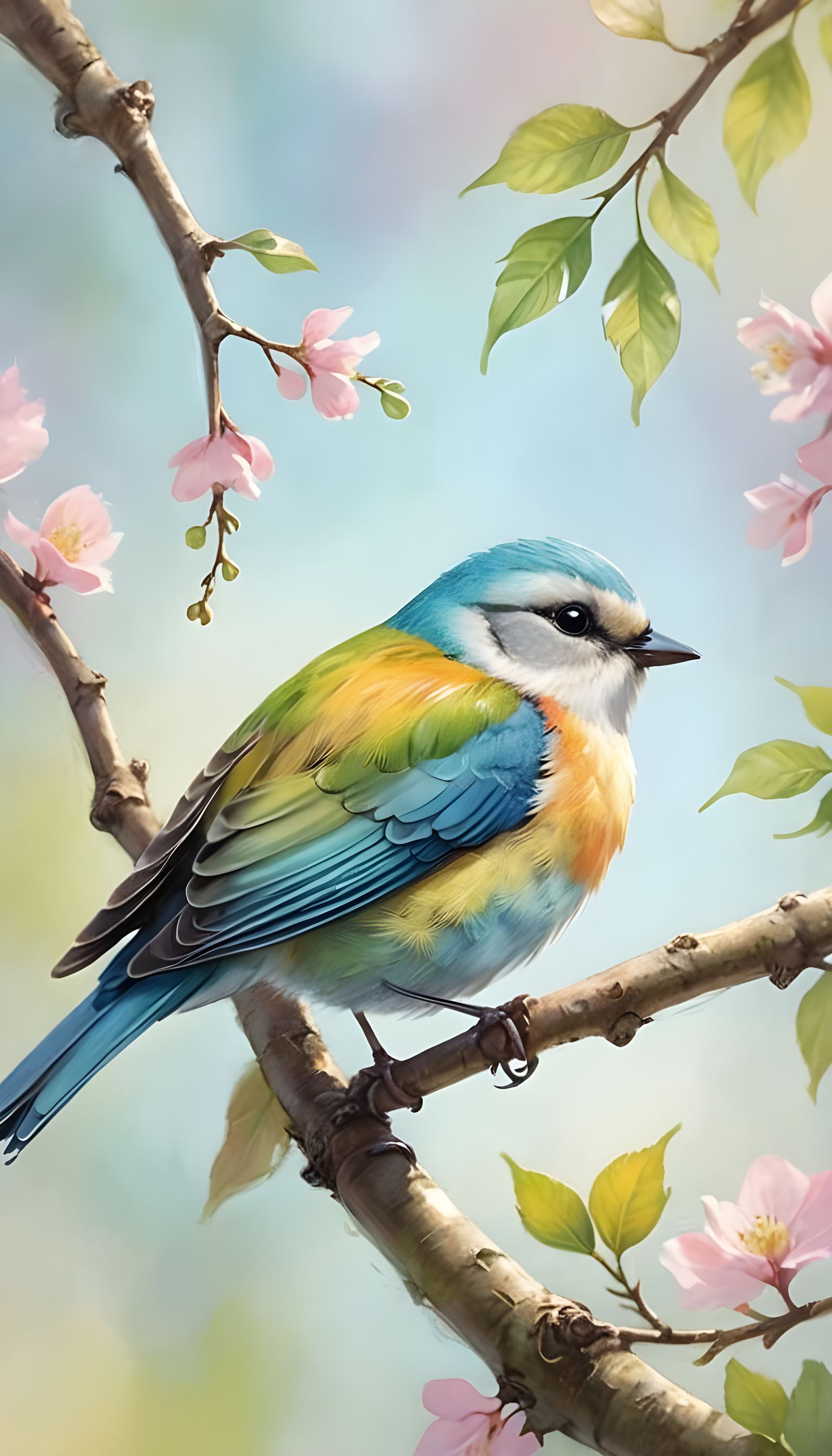 Adorable Bird Illustration