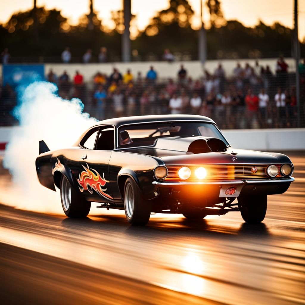 Drag Car Flames: Professional Automotive Photography