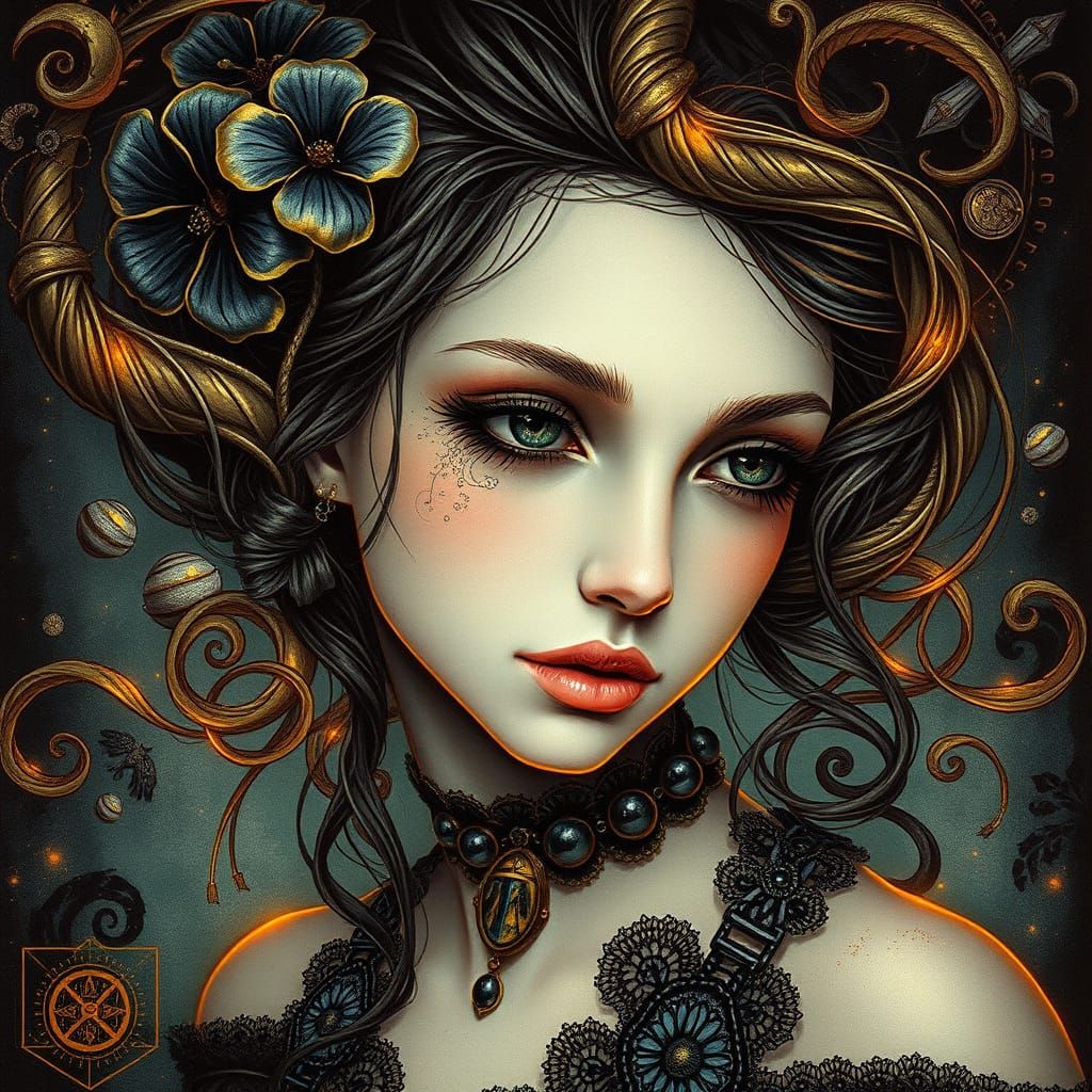 Ethereal Beauty in Mystic Fantasy