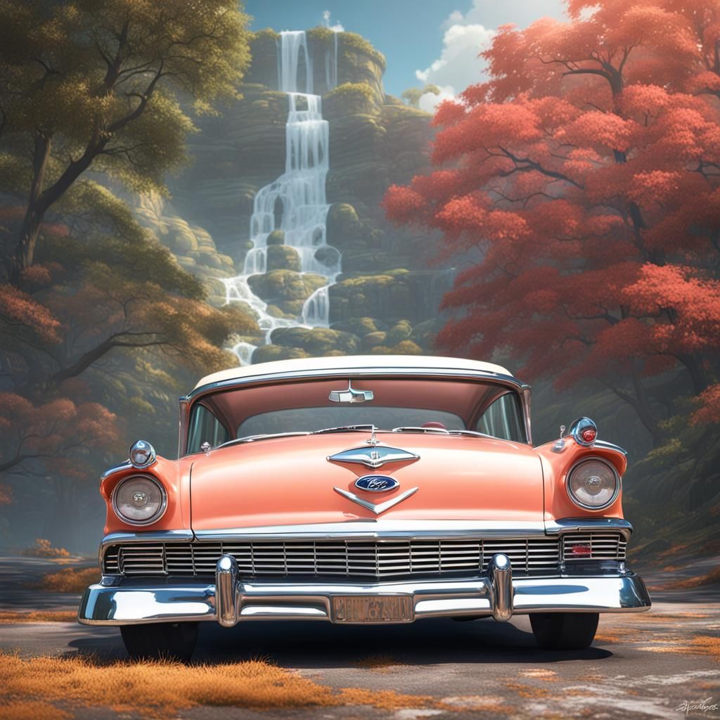 1956 Ford Crown Victoria with Glass Top