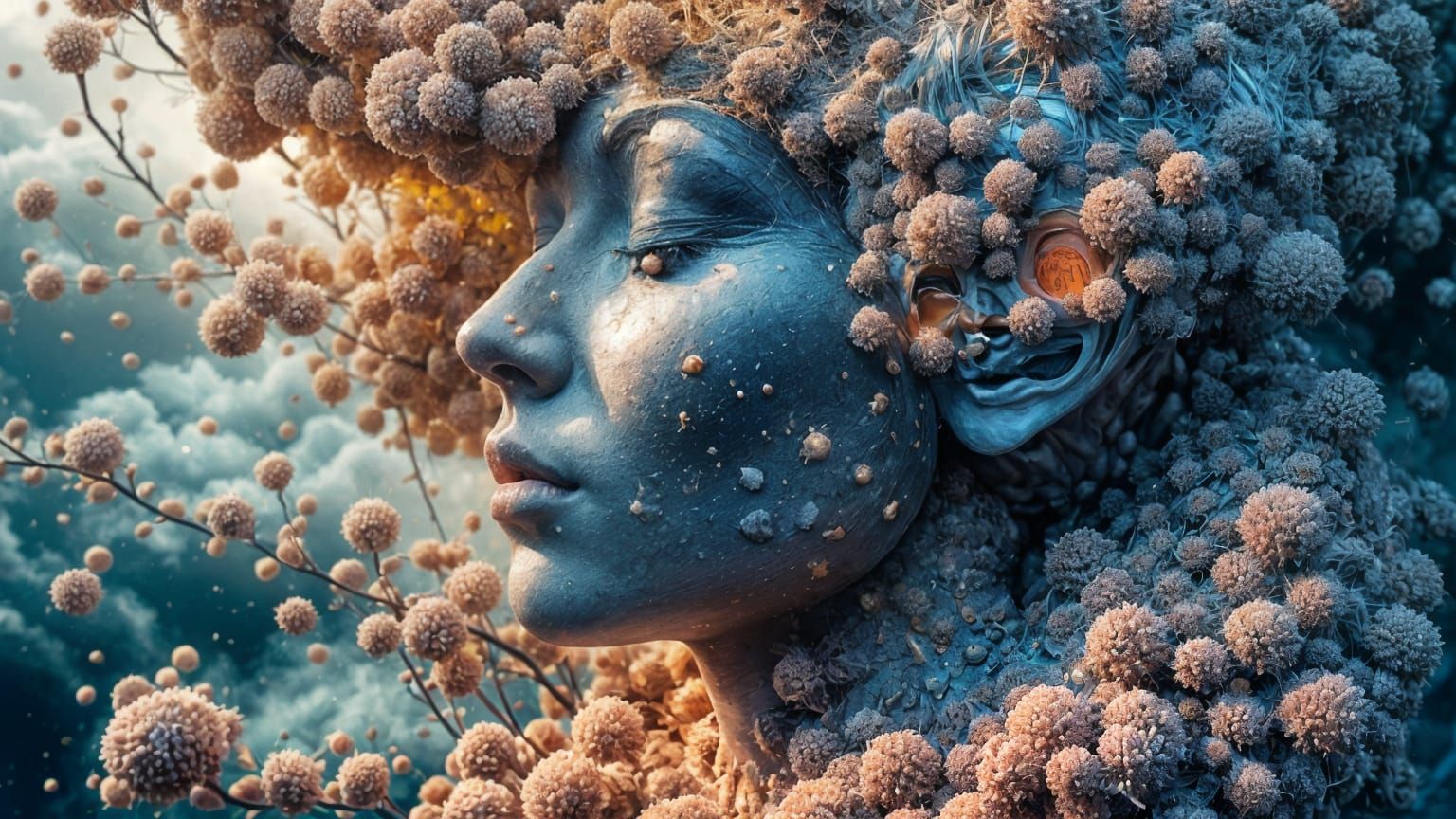 Surrealistic Abstract Reality: Souls Traveling Through the U...