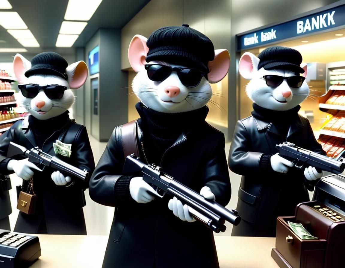 Comically Scared Looking Human Customers