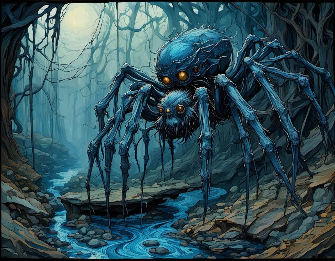 Dark Morbid Layers Connected by Silk Bridges