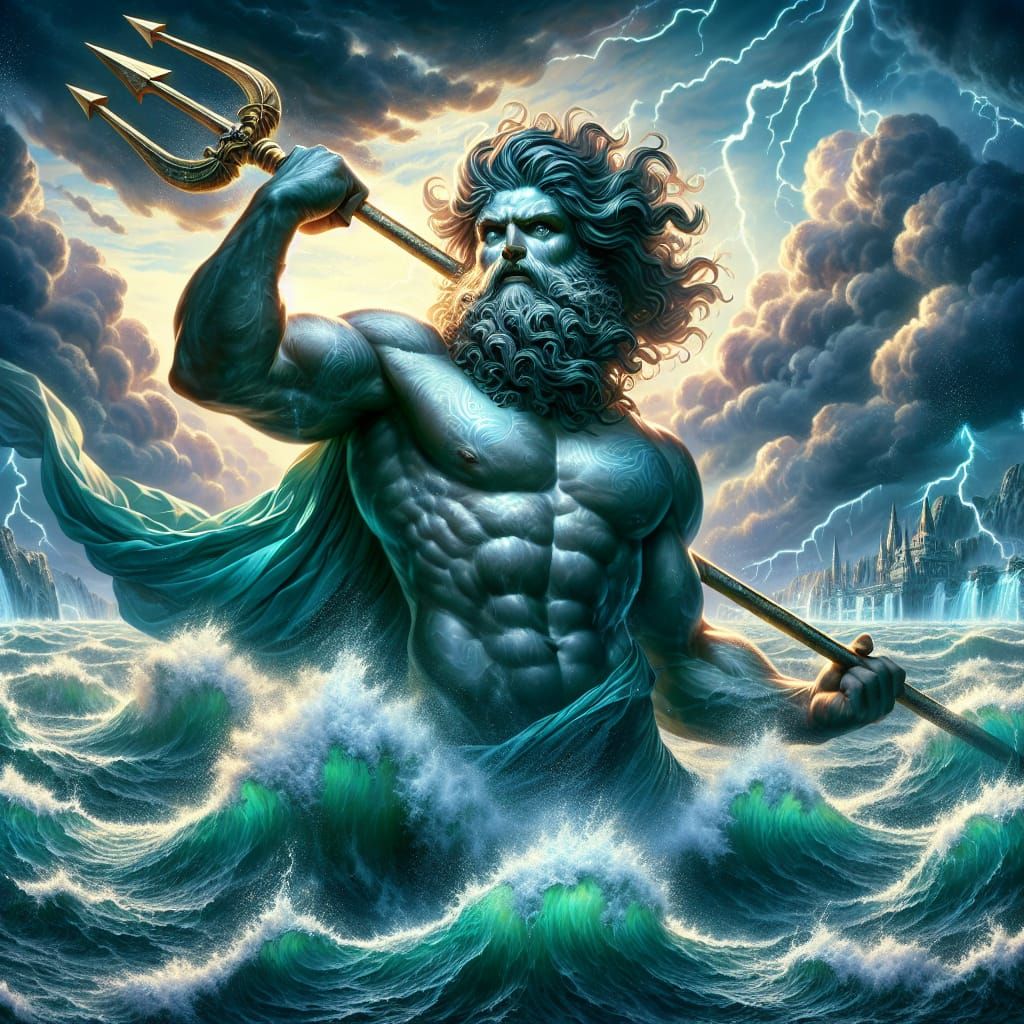 Poseidon Commands the Stormy Seas
