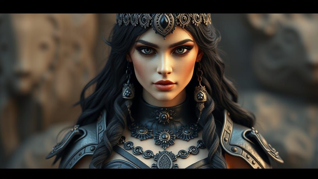 Ethereal Gothic Victorian BJD Doll in Xena Warrior Princess ...