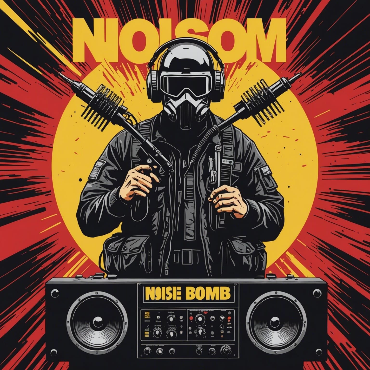 AI Generated Noise Bomb Image