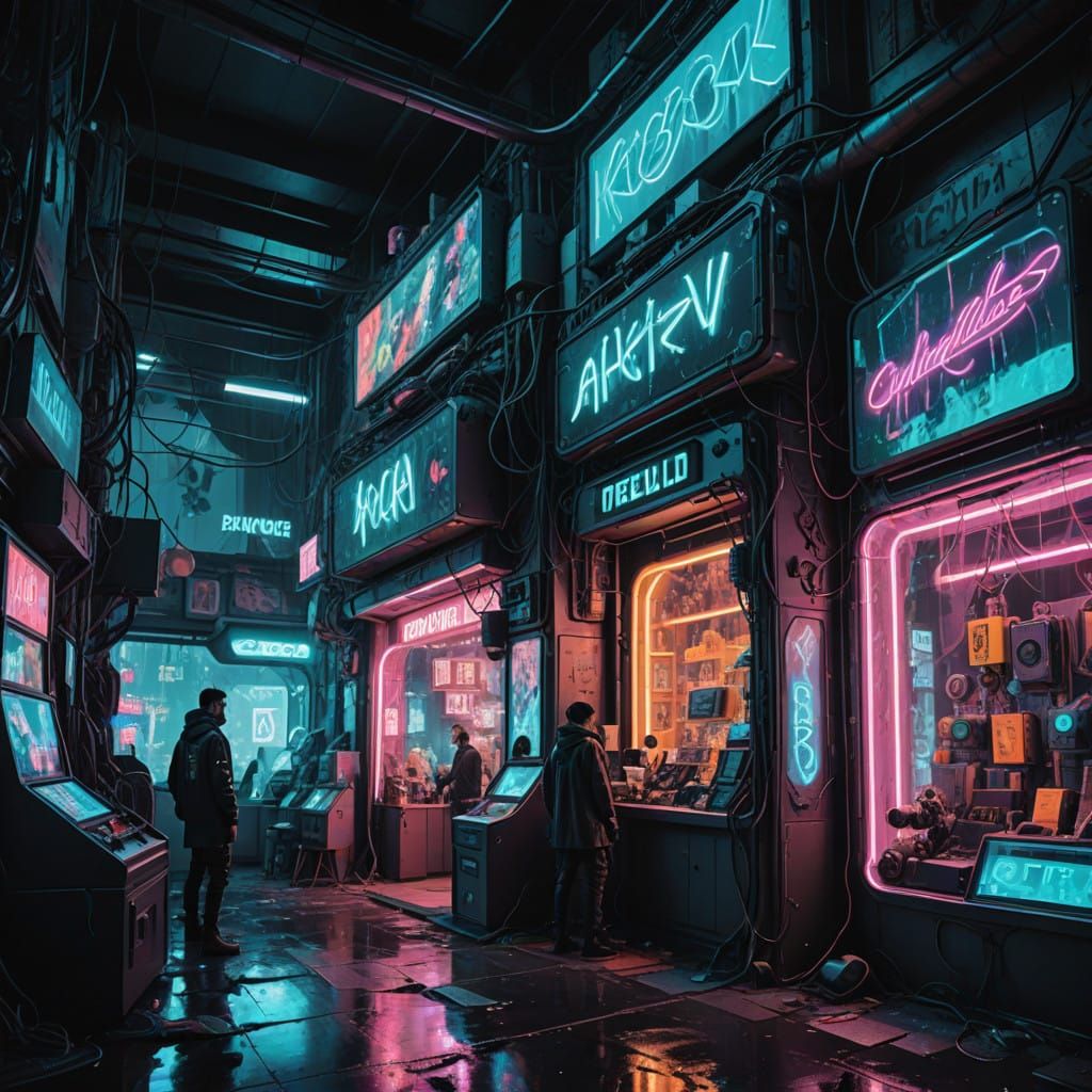 Surreal Cyberpunk Dreamscape Revealed