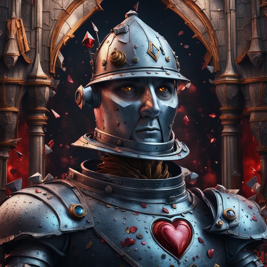 Tin Man's Broken Heart: Detailed Matte Painting
