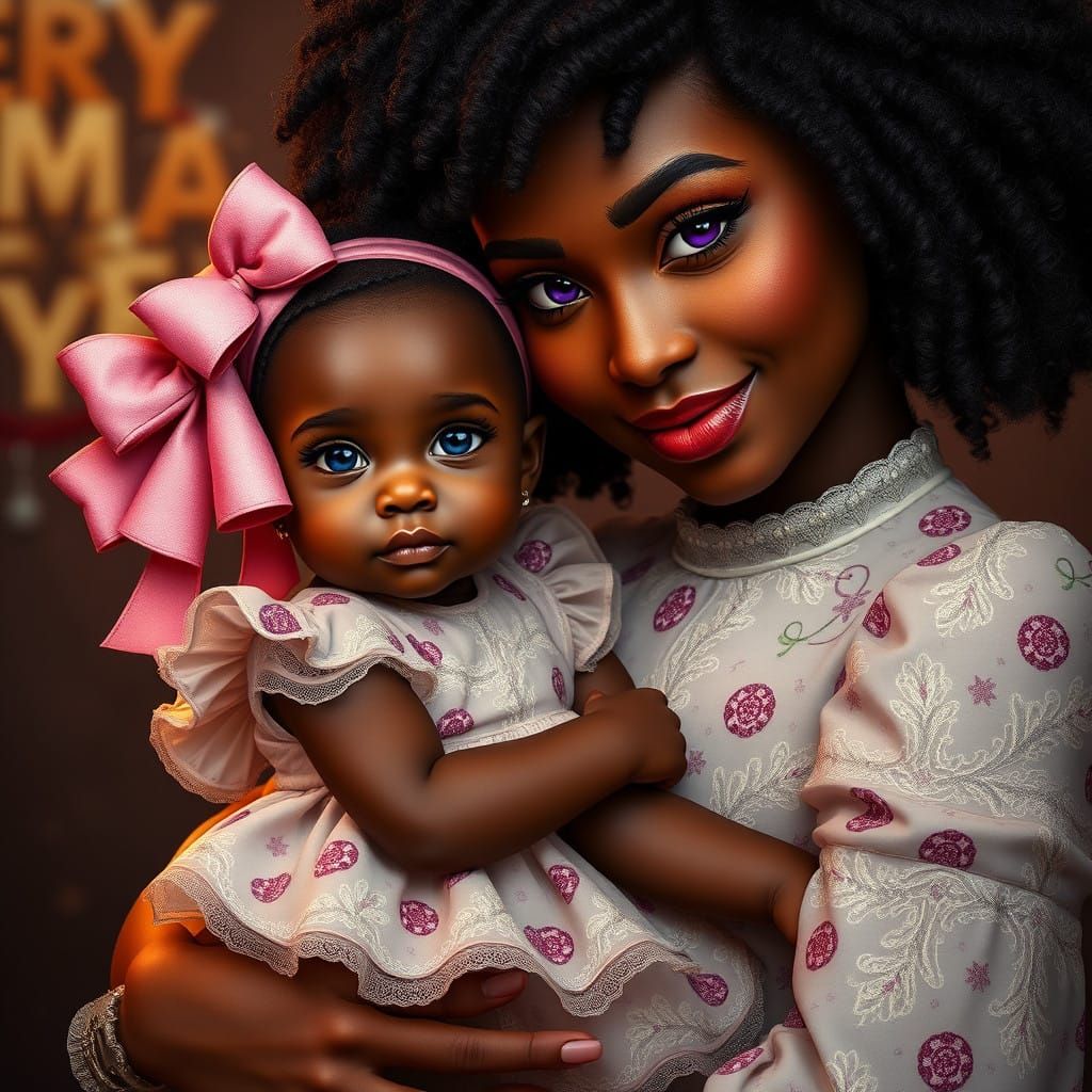 Motherly Love in Mocha and Chocolate