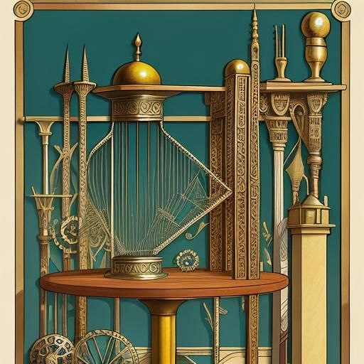 Art Deco Machine Inspired by Erté