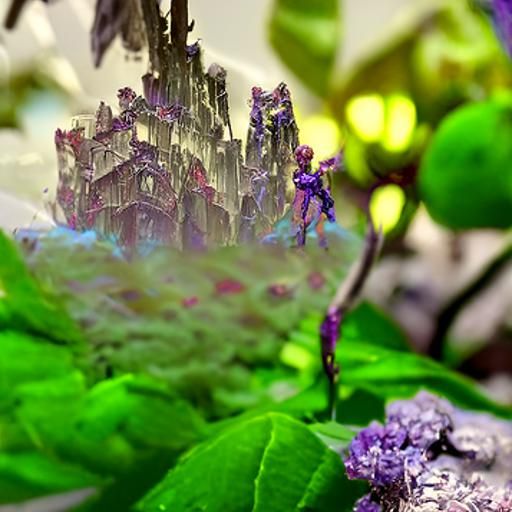 Purple Ivy: Detailed Matte Painting in Unreal Engine
