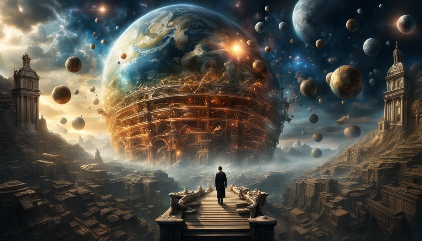 Harmonic Law: A Digital Matte Painting of Balance