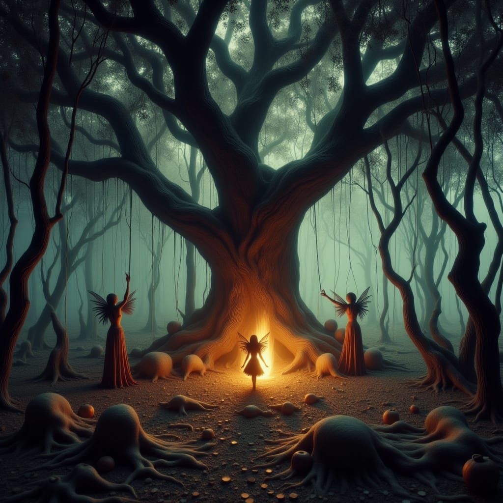 Enchanted Fairy Dance in Haunted Sycamore Grove