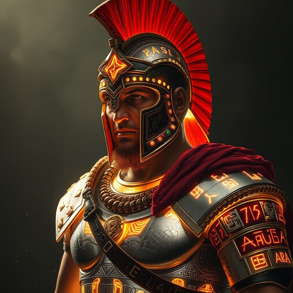 Radiant Gladiator in Prismatic Armor