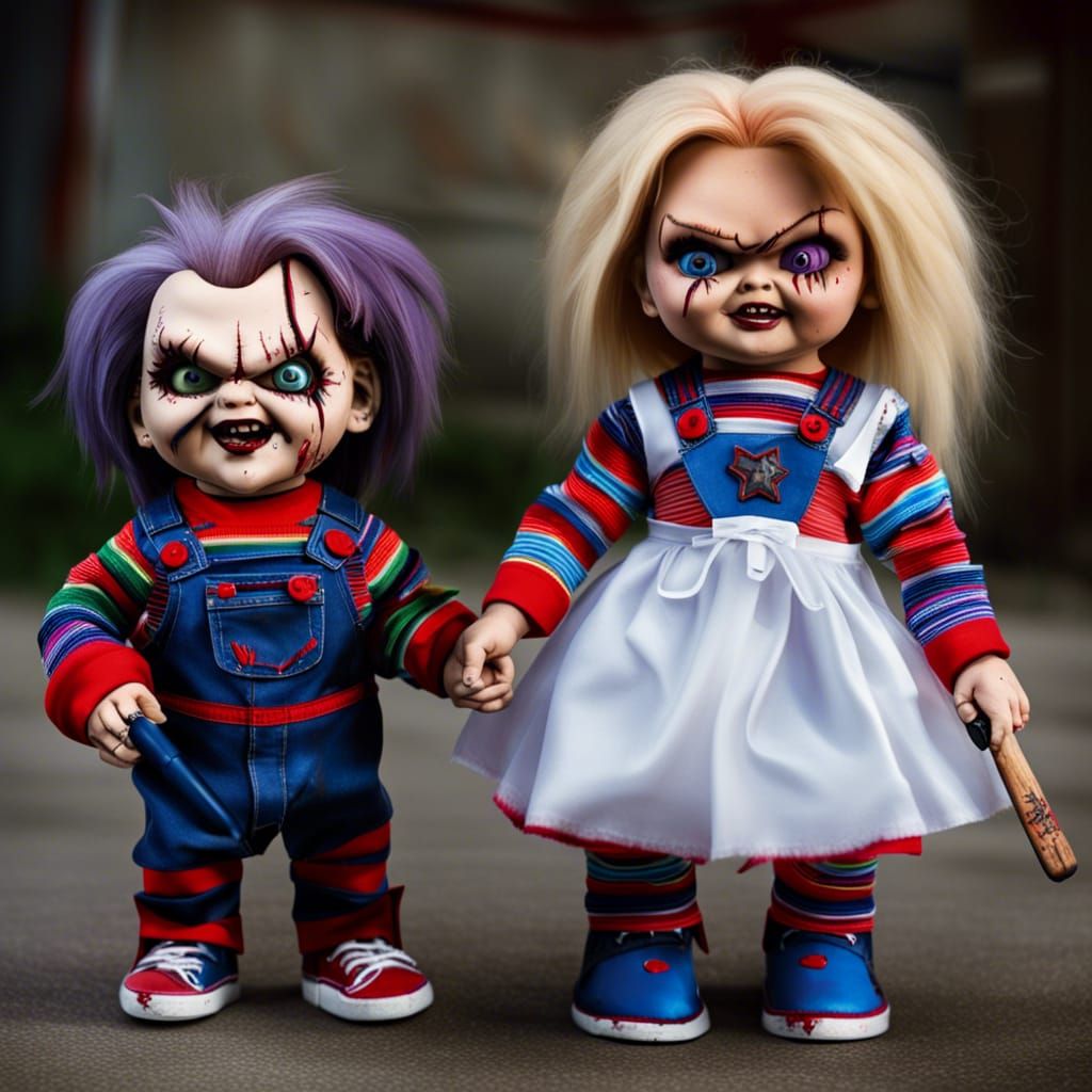 Chucky and Bride: Horror Icons