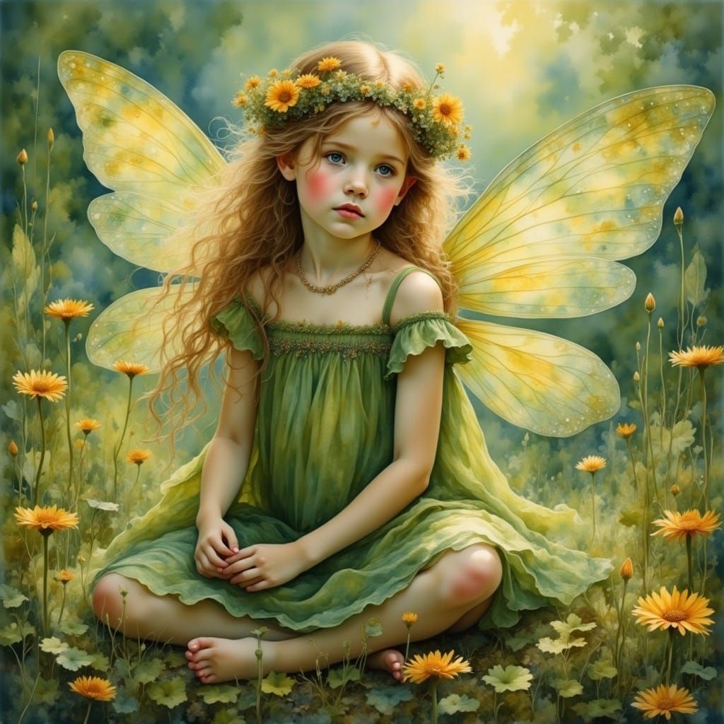 Ethereal Earth Fairy Portrait