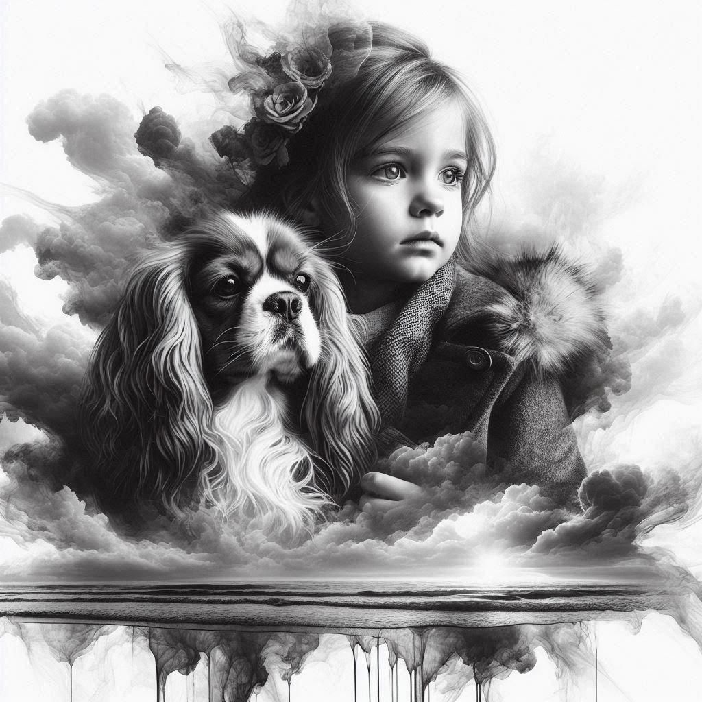 Oil Painting Double Exposure Effect