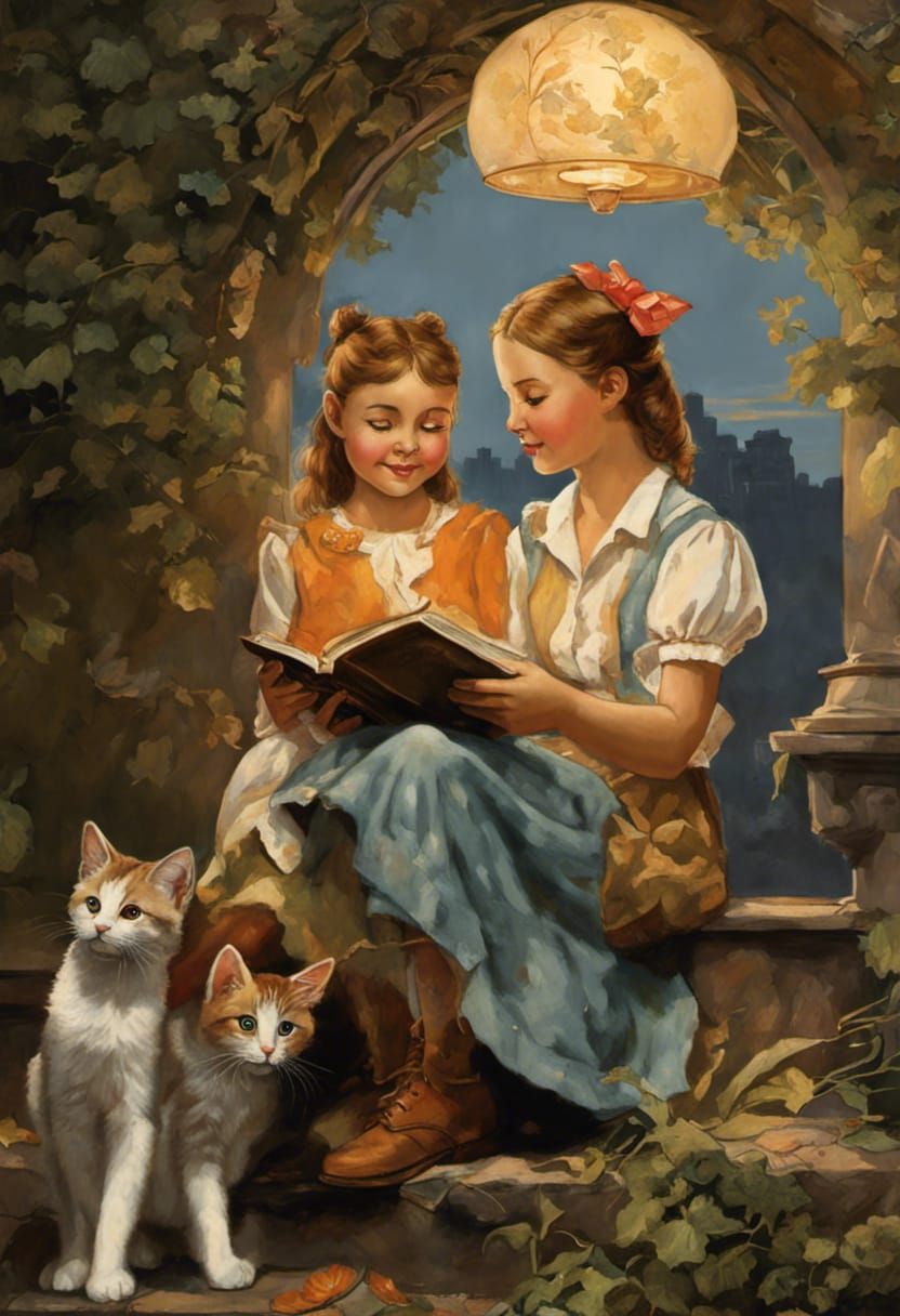 Girl and Kitten: A Heartwarming Friendship Story