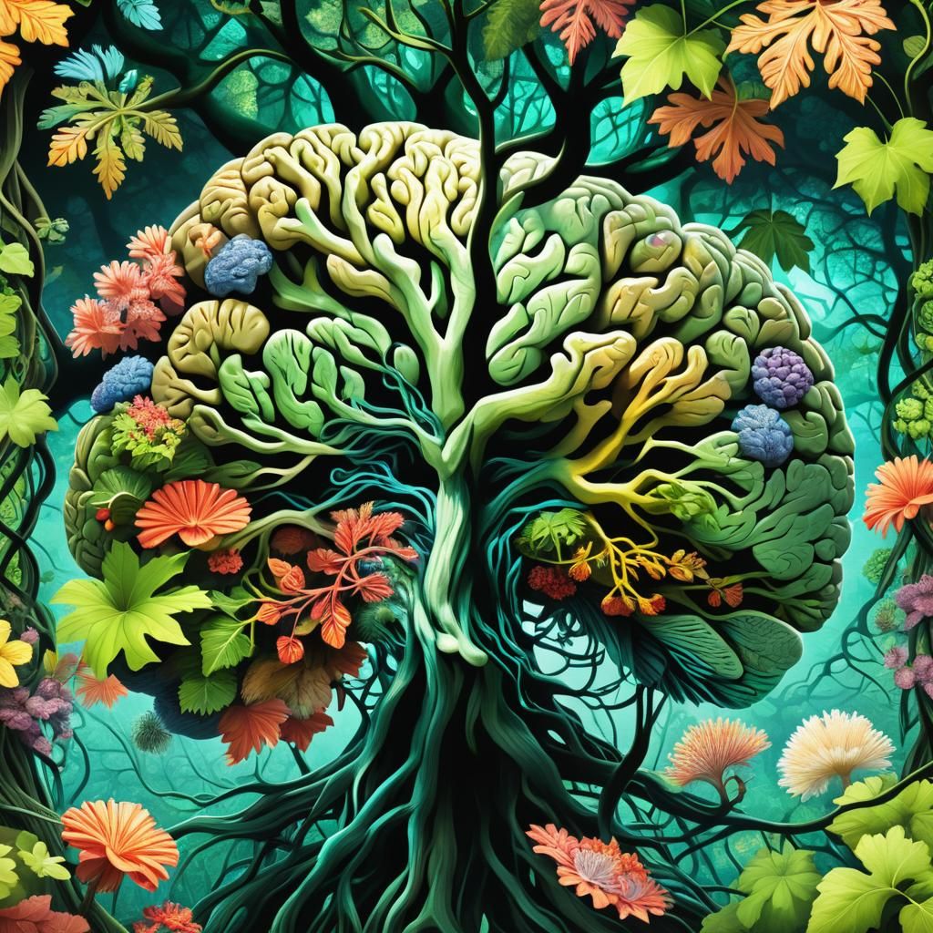 Surreal Portrait with Wings in Sunset Light