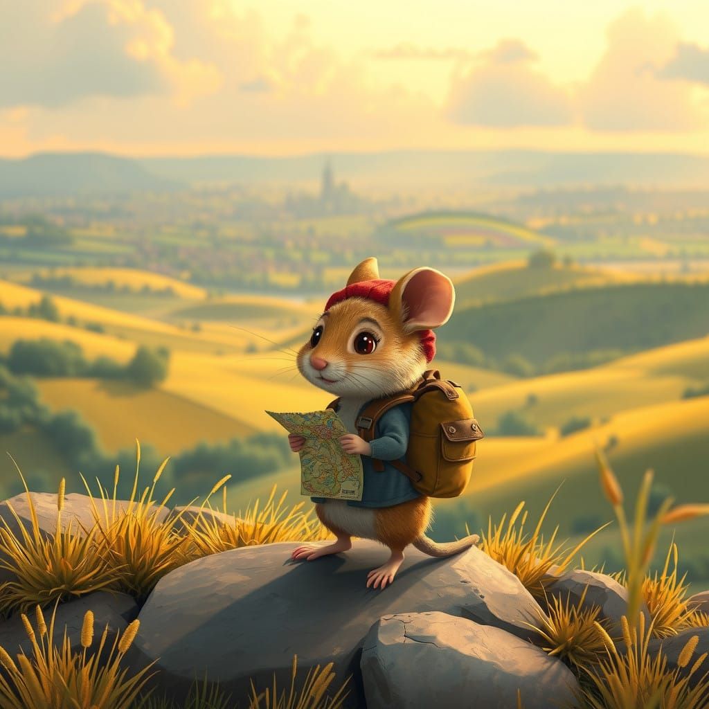Brave Samson Mouse Embarks on Whimsical Journey to Wolverham...