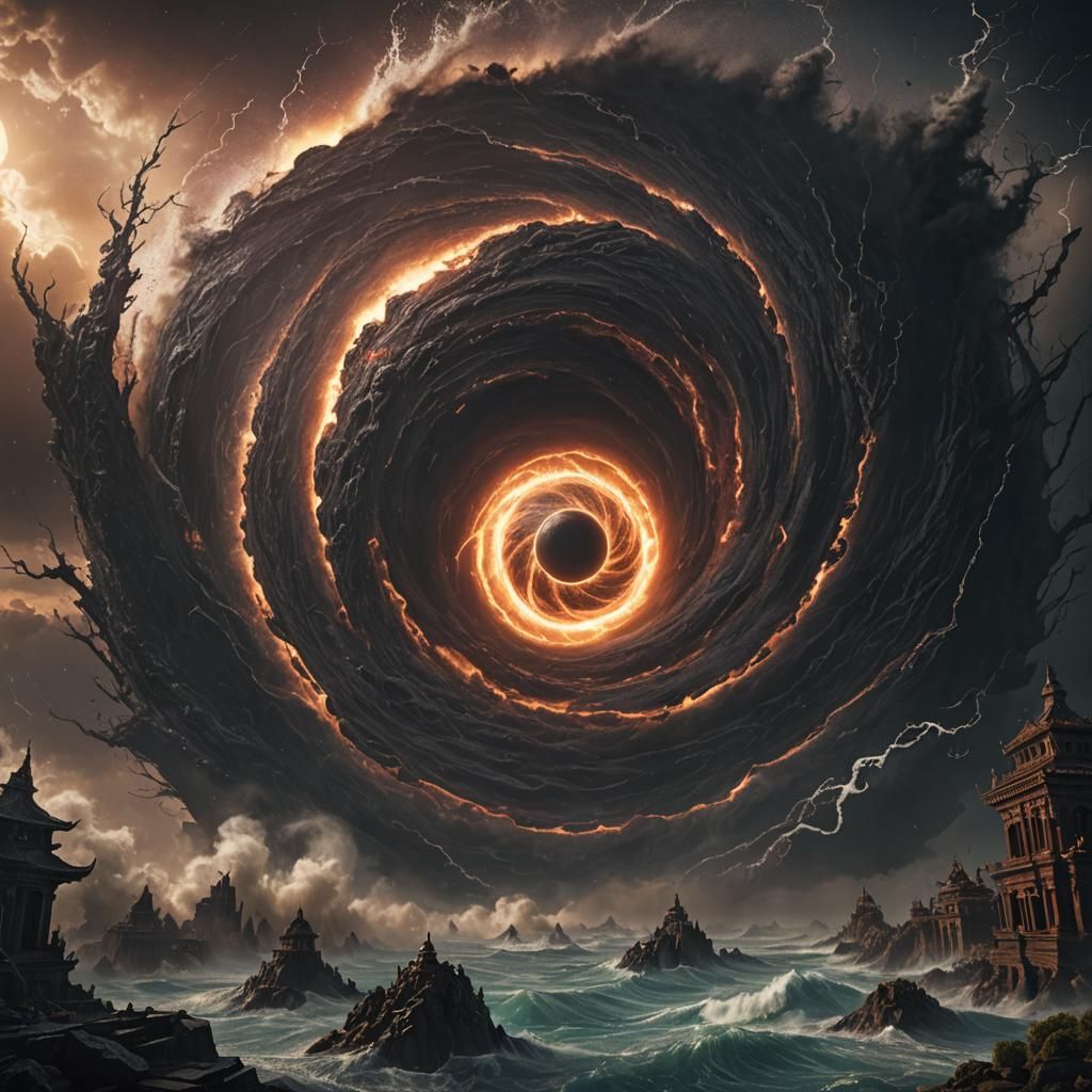 Hurricane Under Black Sun: Fantasy Concept Art