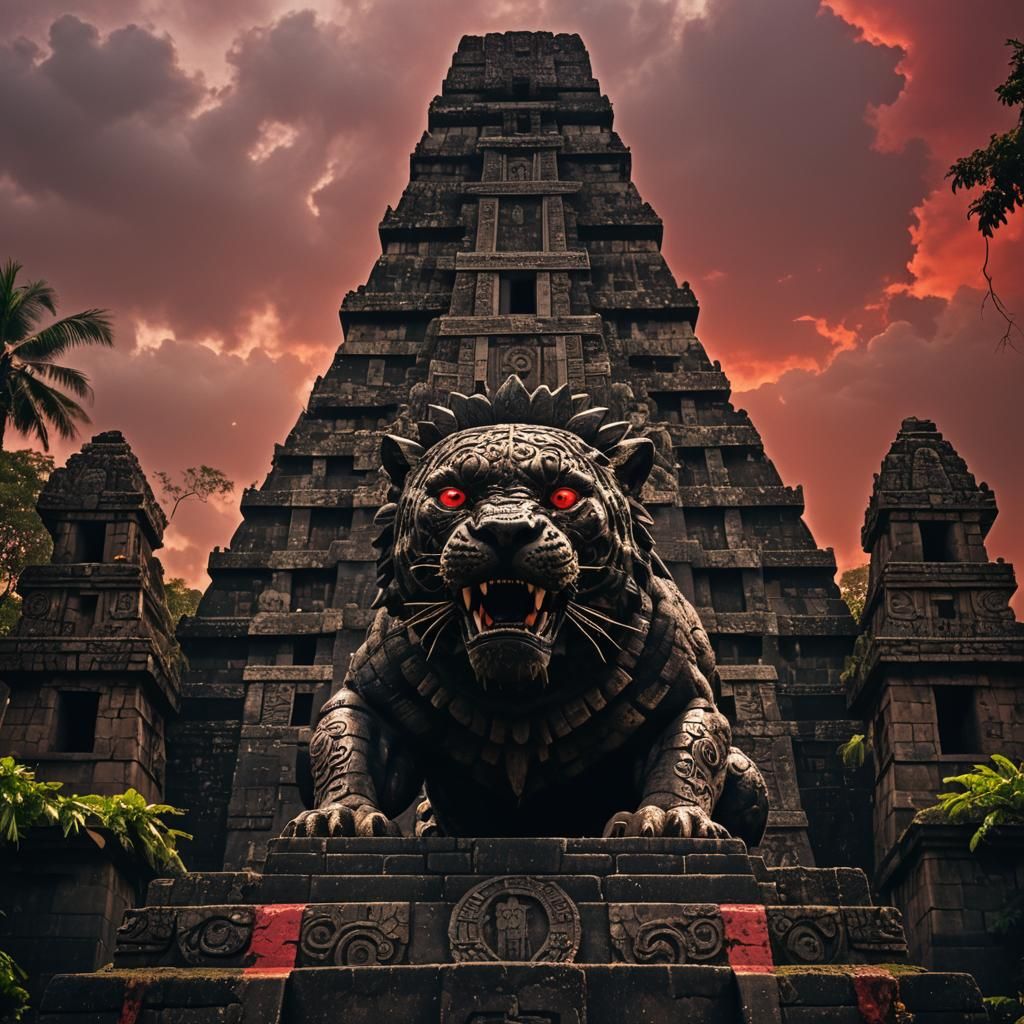 Jaguar God Reigns Over Aztec Temple of Blood
