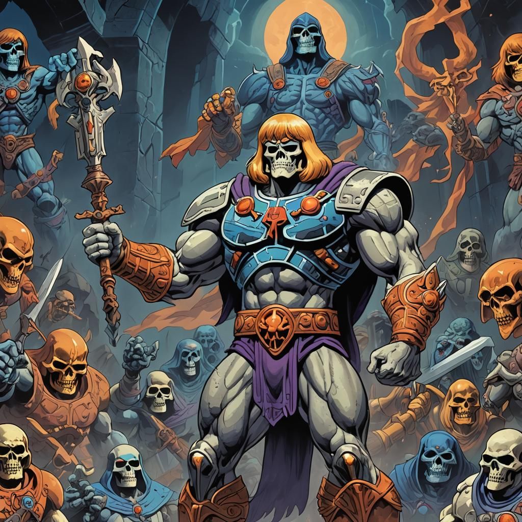 He-Man and Skeletor: Fantasy Concept Art