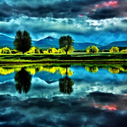 Abstract AI Image of Reflection