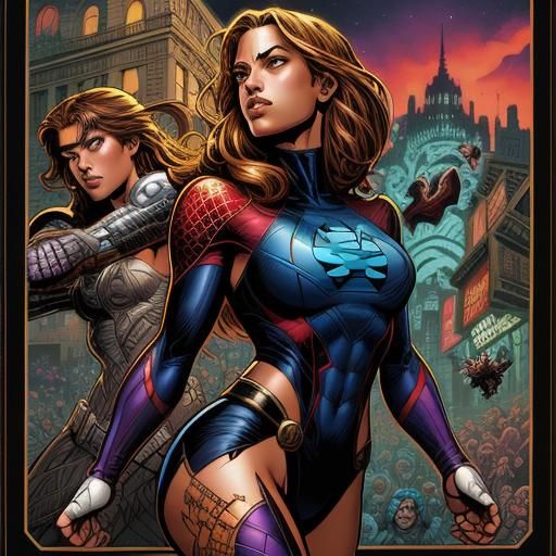 Comic Book Art of Girls
