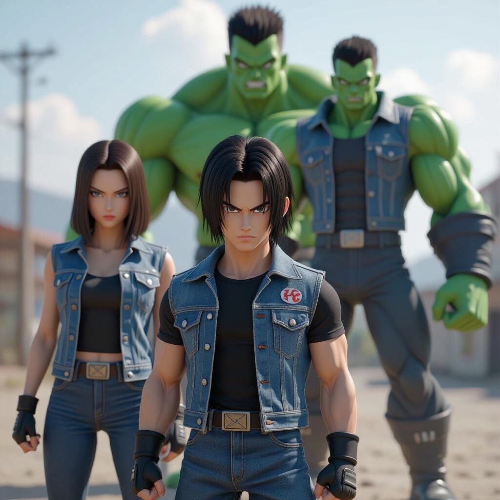 Dragon Ball Androids as Live-Action Characters