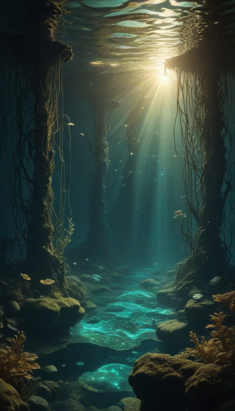 Slavic Underwater World of Fluid Dream Layers