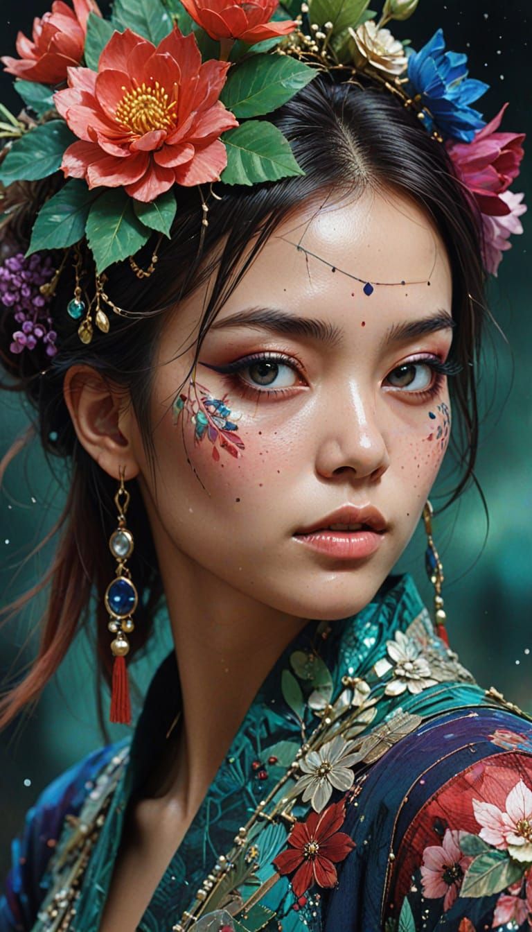 Yae Miko Reimagined as High-Fashion Model