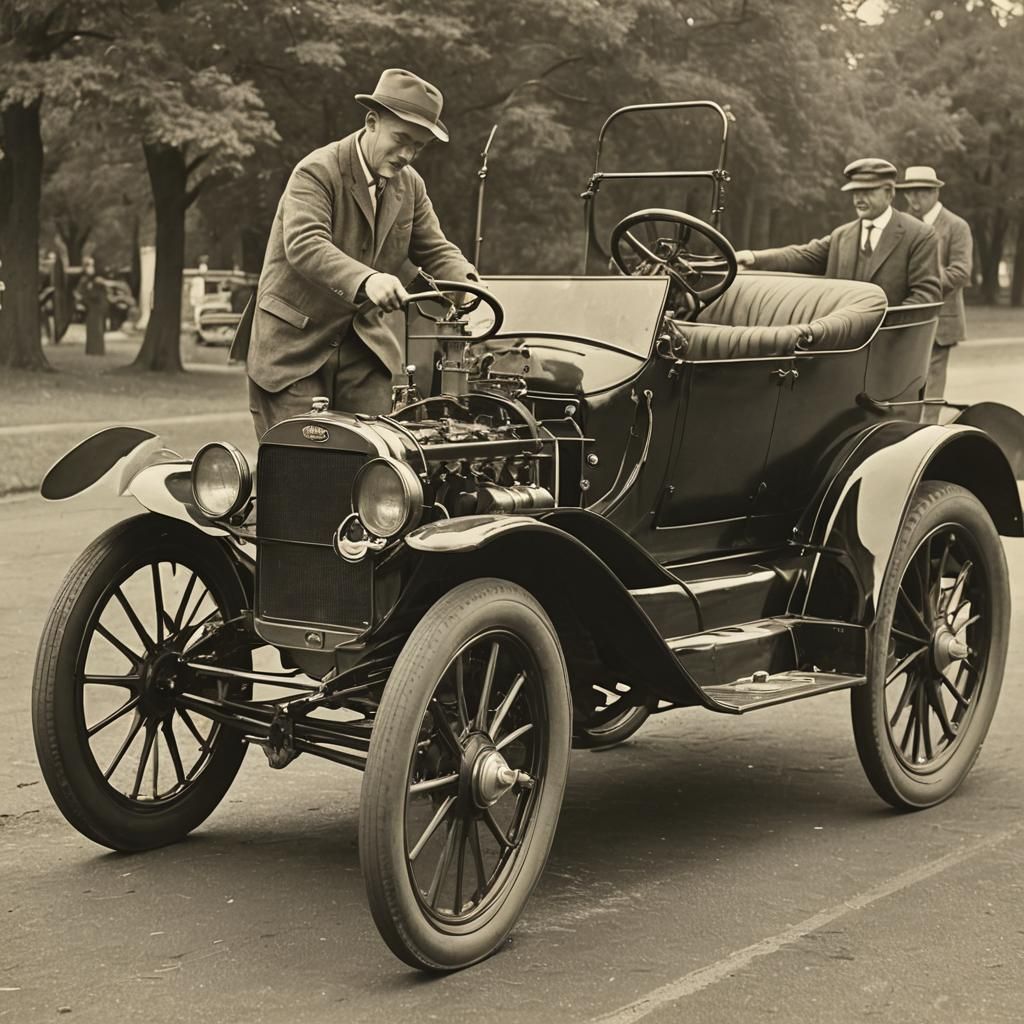 Starting a 1925 Model T Ford