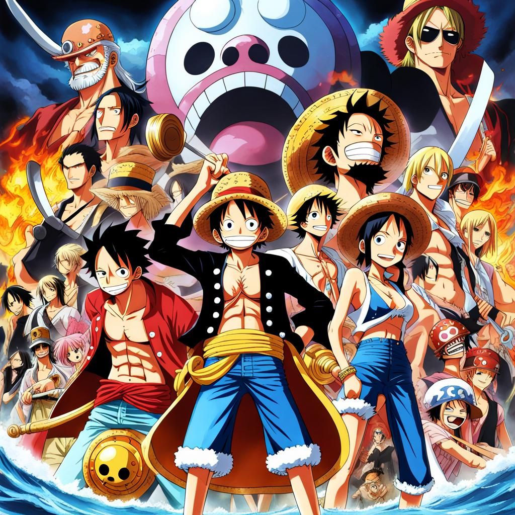 Anime Style Adventure Scene