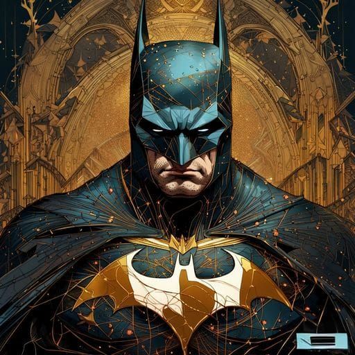 Stylized Batman Portrait