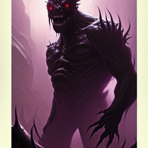 Sinister Void Monster Art in 8K Resolution