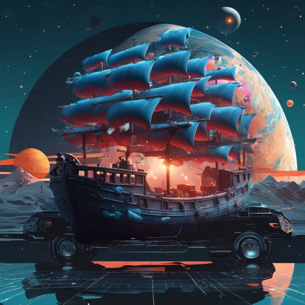 Vibrant Bubble Gum Splash in Fantastical Matte Painting Styl...