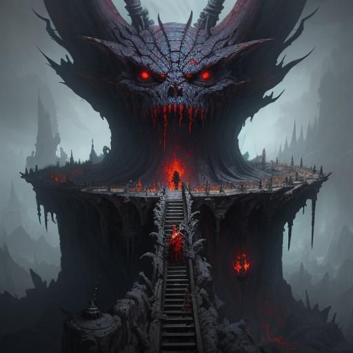 Demonic Pipefiend Concept Art in Unreal Engine 5