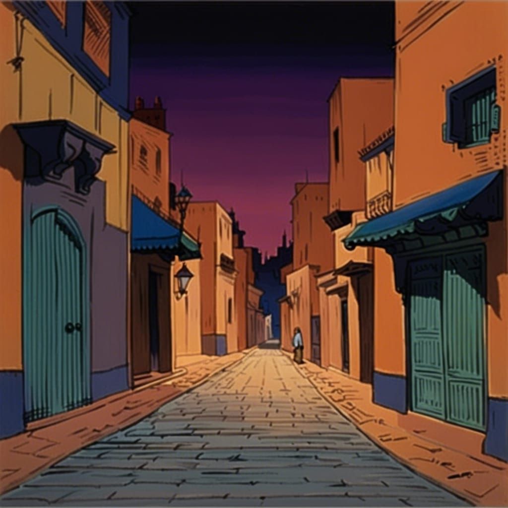 Marrakesh Midnight: Cel Animation Still
