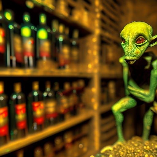 An Alien in the Wine Cellar