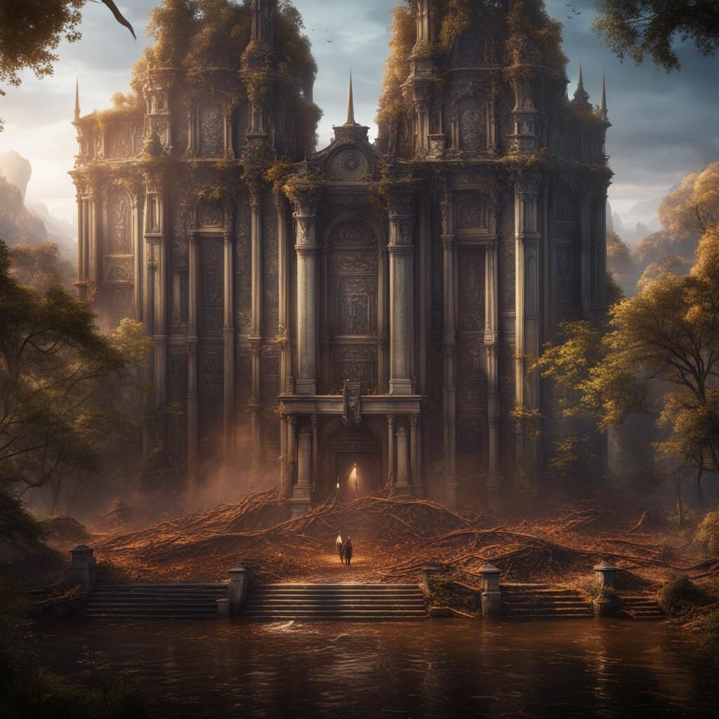 Fantastical Hunger Games Concept Art in Deep Color