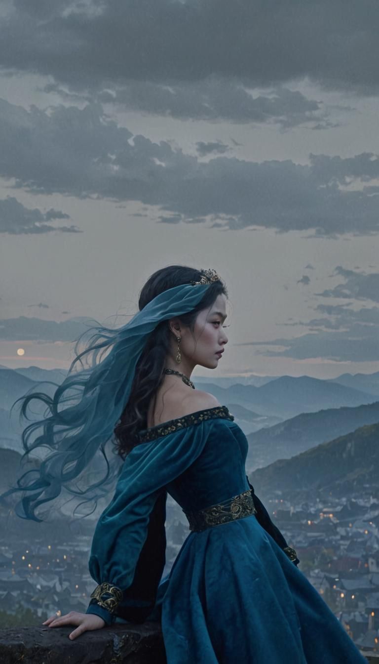 Jennie in Velvet: Fantasy Concept Art