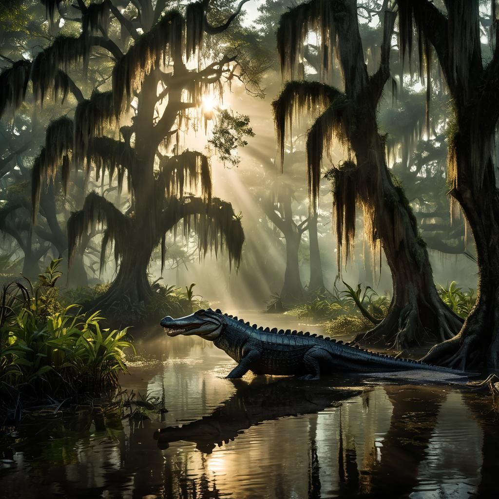 Hybrid horse alligator