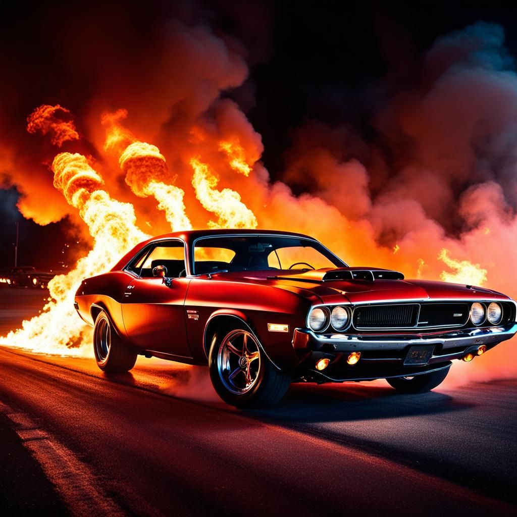 James Hetfield, Metallica frontman,  Flaming guitar in his h...